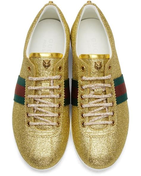 gucci glitter trainers|gucci bambi glitter sneakers.